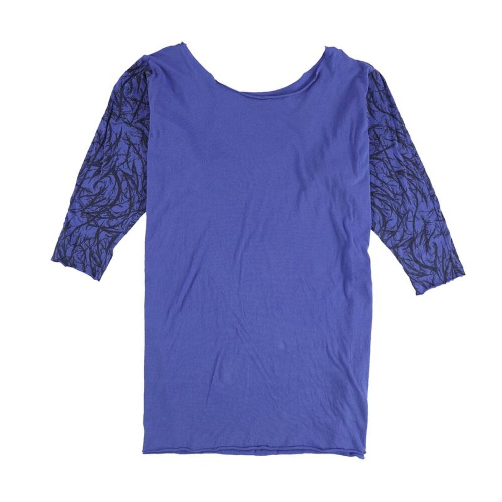 Nothing Sacred Womens Two Tone Basic T-Shirt, NWT